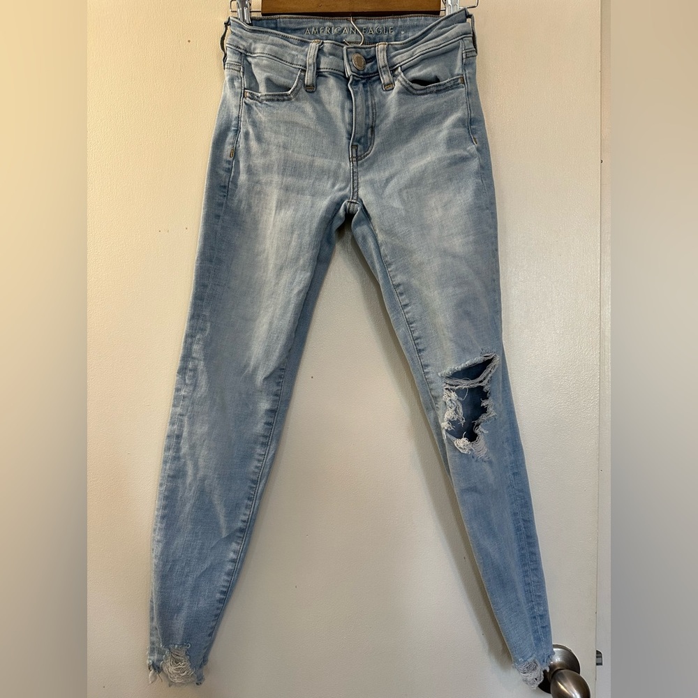 American Eagle Distressed Skinny Jeans